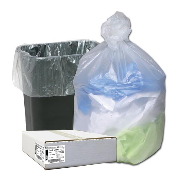 Henry Schein Bag Trash High Density 6Mic 24X24" Natural 1000/Ca - 5701340