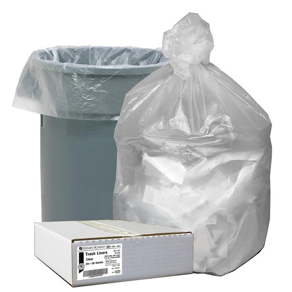 Henry Schein Bag Trash High Density 10Mic 30X37" Natural 250/Ca - 5701341