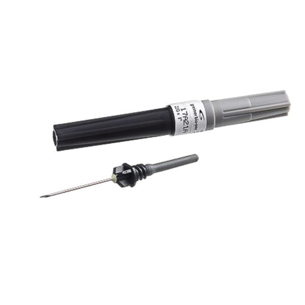 Greiner Vacuette Needle Sample Vacuette Conventional 22Gx1" Black Sterile Disposable 100/Bx, 20 Bx/Ca - 450071