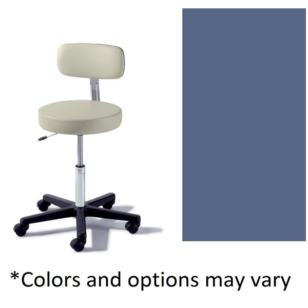 Midmark Corporation Stool Exam Ritter Value Series Blueberry Casters Backrest 5 Leg Ea - 273-001-235
