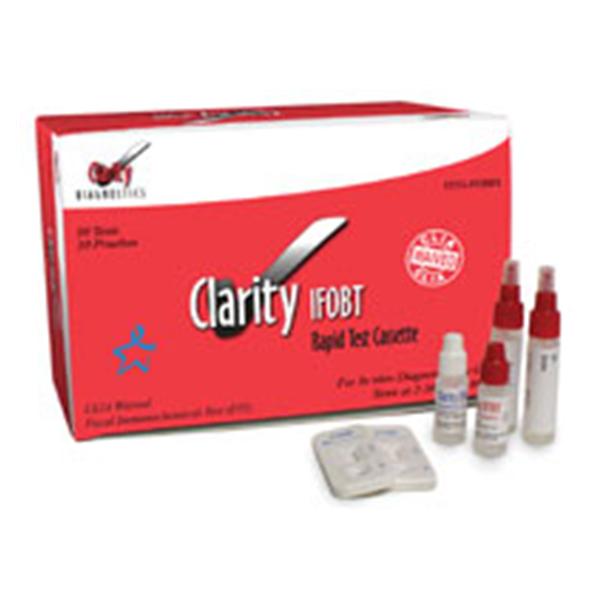 Diagnostic Test Group Clarity Ifob: Fob Rapid Test Kit Clia Wvd W/ 35 Tb/Cntrl 30/Bx - DTG-FOB01