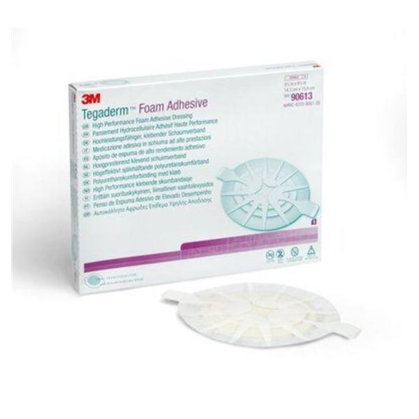 3M Healthcare Dressing Tegaderm Fm 5-5/8X6-1/8" Oval Medium Strl Adhs Adhr Abs Lf 6X5/Case - 90613