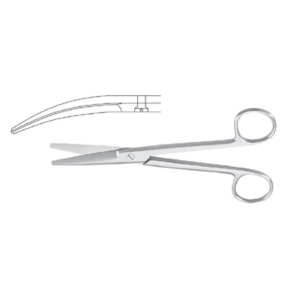 Miltex-Integra Scissors Dissecting Mayo Meister-Hand 9" Beveled Curved Stainless Steel Ea - MH5-130