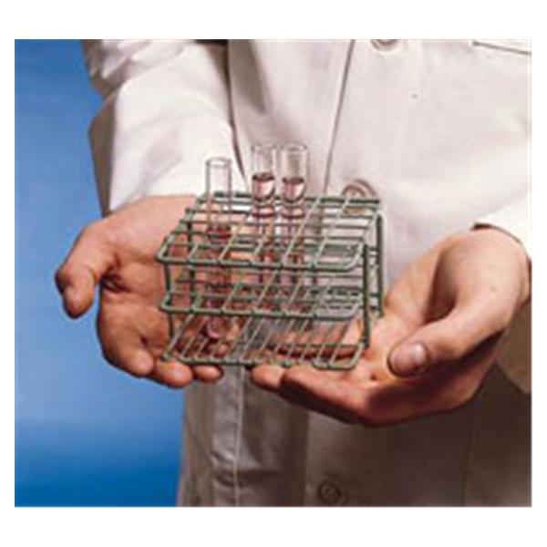 Bel-Art Products Fisherbrand Poxigrid Test Tube Rack 10-13Mm/ Half-Size 36 Place Green Ea - F187881300
