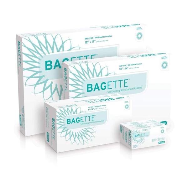 Hu-Friedy (Hufriedy) Pouch Sterilization Ims Bagette 2.75 In X 9 In Blue / White 200/Bx, 10 Bx/Ca - IMS-1347