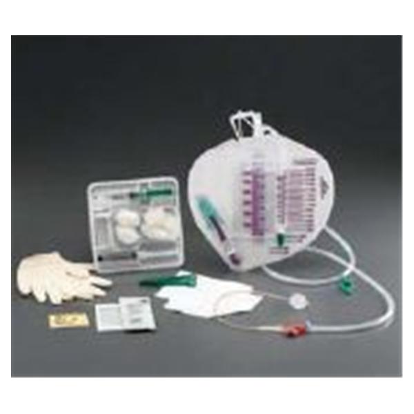 Bard Medical Division Tray Foley Catheter Complete Care Bardex Ic 16Fr Silver Alloy Coated 10/Ca - 303416A