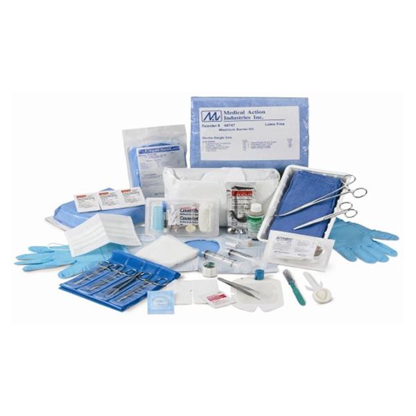 Medical Action Industries Tray Incision/Drainage With Kelly Hemostat 5-1/2" Wire Each, 20 Ea/Ca - 61200
