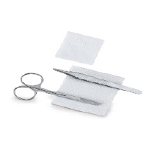Medical Action Industries Tray Suture Removal With 4-3/4" Delicate Serrated Forceps Each, 50 Ea/Ca - 68283