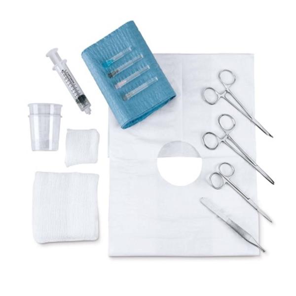 Medical Action Industries Kit Laceration With Gauze/Needle/Wrap 17X19" Ea, 20 Ea/Ca - 68448