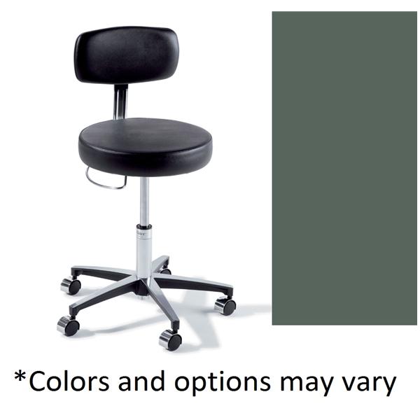 Midmark Corporation Stool Exam Ritter Classic Series Moss Green Casters Backrest 5 Leg Ea - 277-001-230