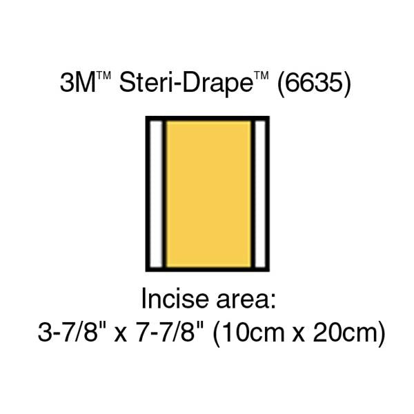 3M Healthcare Drape Ioban 2 4X8" Sterile 4X10/Ca - 6635