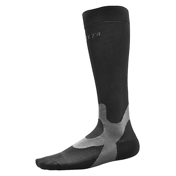 Mueller Sports Medicine Socks Compression Recovery Over-The-Calf Medium Men 8-10/Women 9-11 Black 1/Pr - 43022