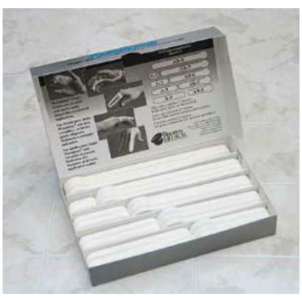 Brownmed Splint Support Plastalume Assorted Kit Finger White Size #27 Universal 27/Pk - 10008