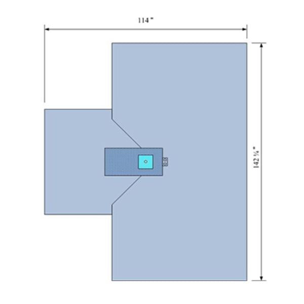 C-Core Medical Drape Hand Orthopedic Fenestrated 114"X142.5" Sterile 8/Ca - 19129