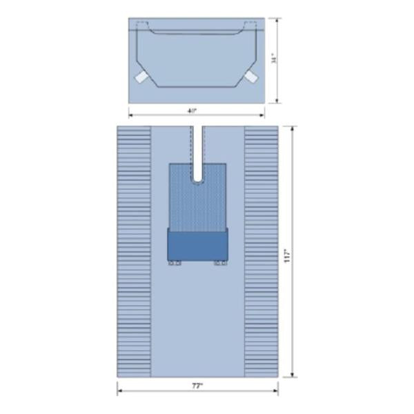 C-Core Medical Pack Eent I With Split Sheet Absorbent Reinforced 15-1/2X20" 9/Ca - 60001