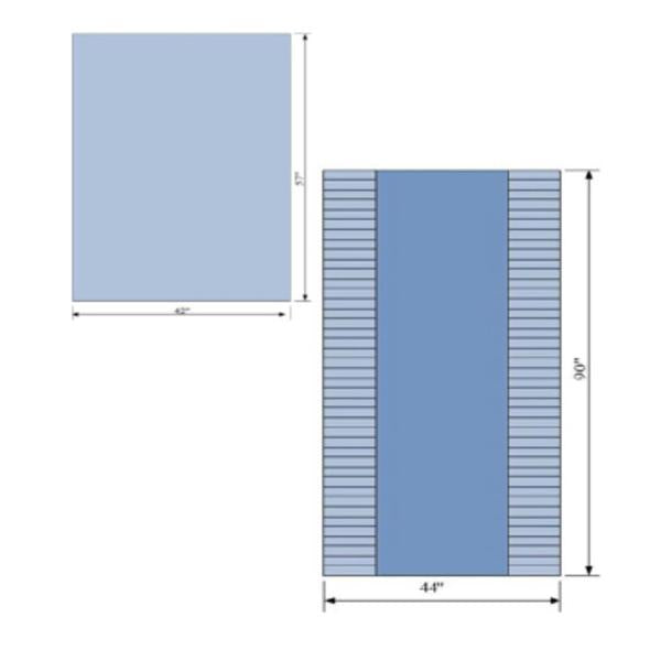 C-Core Medical Pack Drape Basic I With Fan Folded Drape 42X57" 16/Ca - 60002