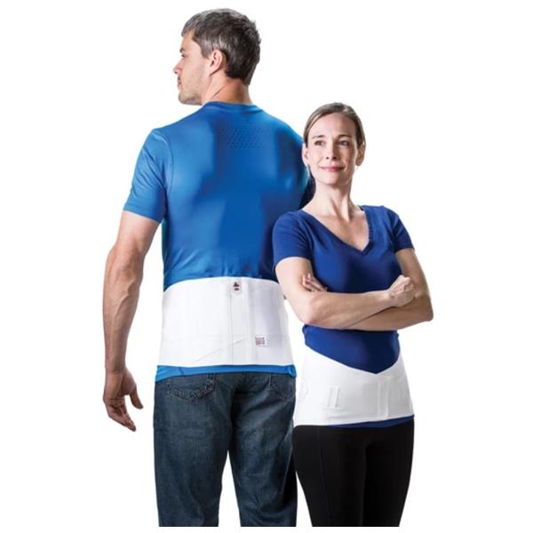 Core Products Support Compression Criss-Cross Lumbar Sacral Elastic White Size 9" Large Ea - LSB-6062-LG