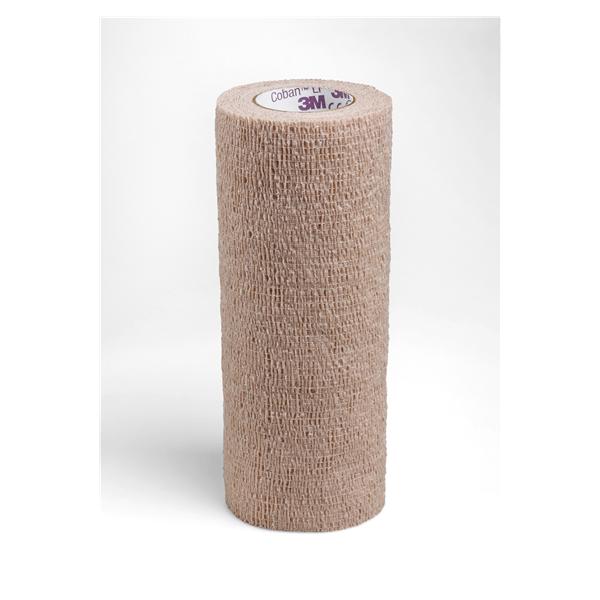 3M Healthcare Bandage Coban Wrap Elastic 6"X5Yd Lf Non-Sterile Tan 12/Ca - 2086