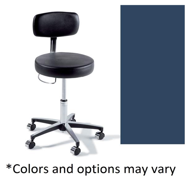Midmark Corporation Stool Exam Ritter Classic Series Navy Blue Casters Backrest 5 Leg Ea - 277-001-231