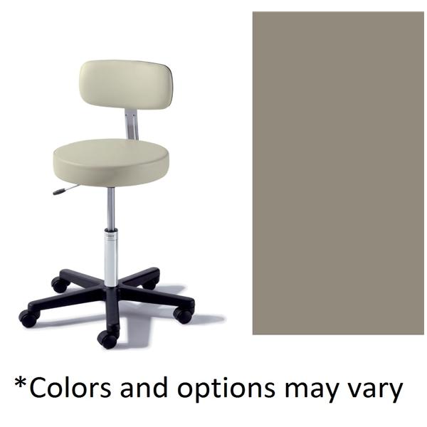 Midmark Corporation Stool Exam Ritter Value Series Shadow Gray Casters Backrest 5 Leg Ea - 273-001-232