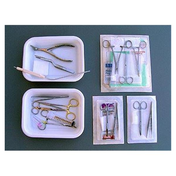 E.M. Adams Co Tray Laceration With Instruments Latex 35/Ca - 14-50203