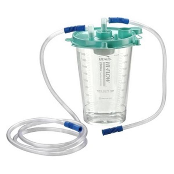 Bemis Healthcare Kit Suction Canister Hi-Flow Disposable Non-Sterile 2Ml 48/Ca - 495410