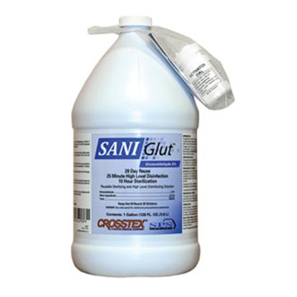 Crosstex International Disinfectant Solution Sani Glut 1 Gallon Ea, 4 Ea/Ca - JGLUT