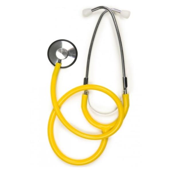 Graham-Field/Everest &Jennings Stethoscope Acoustic Yellow 22" Lightweight Nonchill 1-Head Ea - 04-300Y