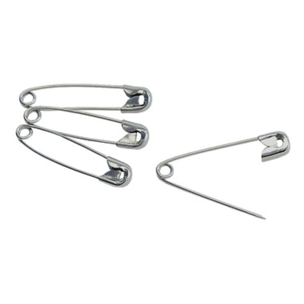 Graham-Field/Everest &Jennings Pin Safety Nickel-Plated Steel 1" #1 144/Pk, 10 Pk/Ca - 3039-1 C