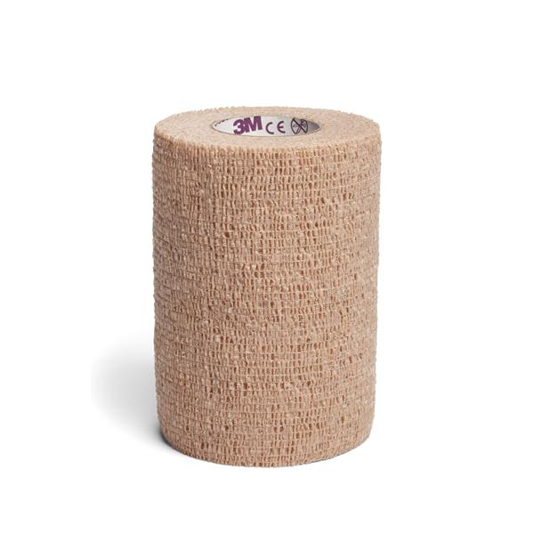 3M Healthcare Bandage Coban Wrap Elastic 4"X6.5Yd Lf Non-Sterile Tan 18/Ca - 2084L