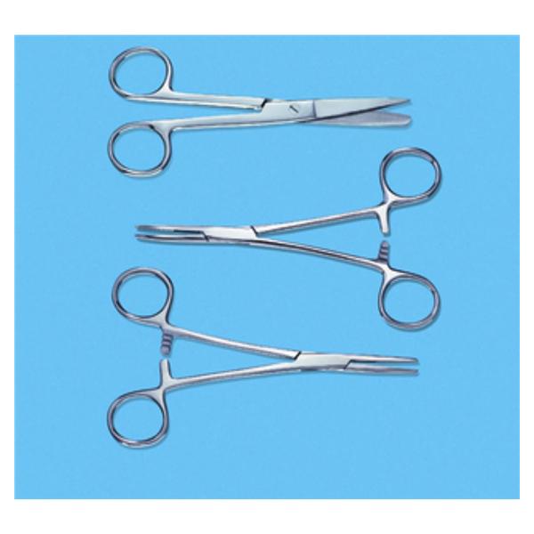 Busse Hospital Disposable Forcep Hemostatic Kelly 5-1/2" Curved Stainless Steel Disposable 50/Ca - 774