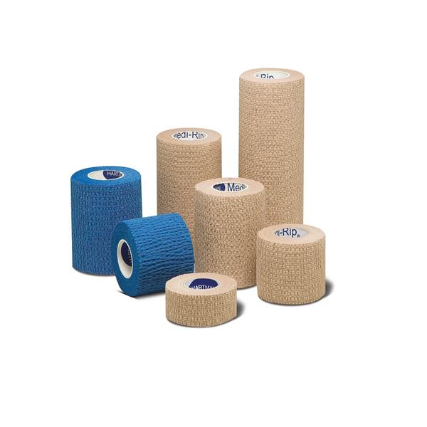Hartmann USA Bandage Medi-Rip Compression Cotton/Elastic 4"X5Yd Latex Non-Sterile Tan 12Rl/Bx - 25400000