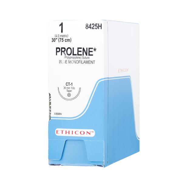 Ethicon Inc,a J & J Company Suture 1 Polypropylene Ct-1 Prolene Blue 30" Monofilament 36/Bx - 8425H