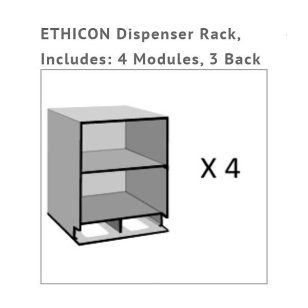Ethicon Inc,a J & J Company Rack Suture 10-1/4X5-3/4X13-1/2" Ea - MR4