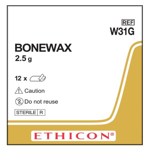Ethicon Inc,a J & J Company Bone Wax 2.5Gm Sterile Not Made With Natural Rubber Latex 12/Bx - W31G
