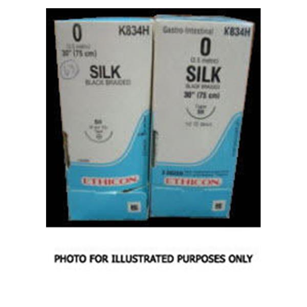 Ethicon Inc,a J & J Company Suture 4-0 Silk Tf Perma-Hand Black 8X18" Braid Bx - C084D