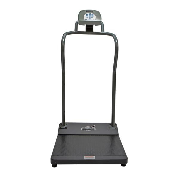 Health-O-Meter Scale Platform 1000Lb 1-1/2" Tft-Lcd Screen Digital 22-1/4X33X52" Ea - 3001KL-AM