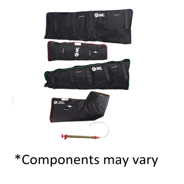 Cramer Products Immobilizer Vacuum Rapid Form 4-Piece Arm/Leg/Cervical/Xl-Leg Black Ea - 13492