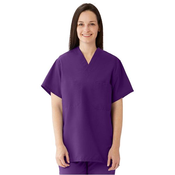 ComfortEase by Medline Shirt Scrub 910 Unisex Small Purple Ea - 910JPPS-CM