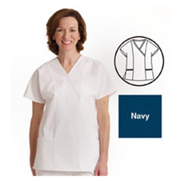 ComfortEase by Medline Shirt Scrub Comfortease 8851 Crossover Unisex 2X Large Midnight Blue Ea - 8851JNTXXL