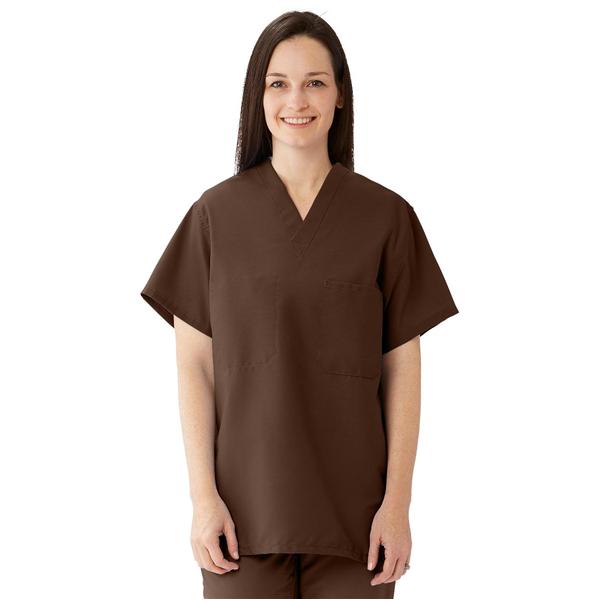 ComfortEase by Medline Shirt Scrub 910 Unisex Small Brown Ea - 910JBRS-CM