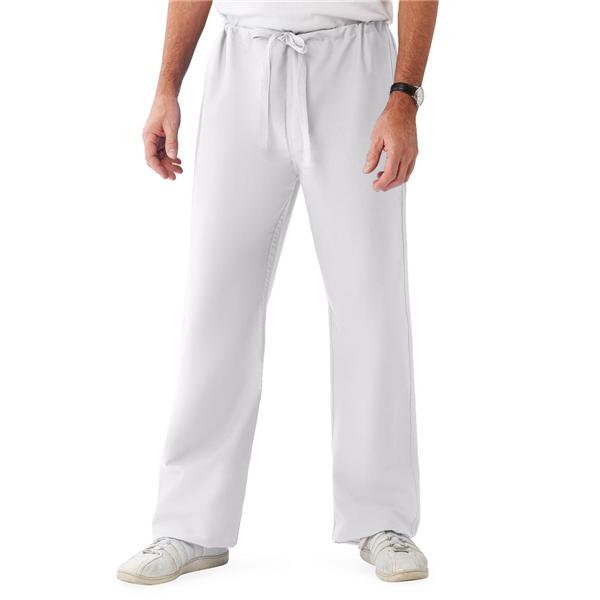 ComfortEase by Medline Pant Scrub 65% Polyester / 35% Cotton Unsx Wht Xl Rvrsbl Pckt Ea - 900XTQXL-CM