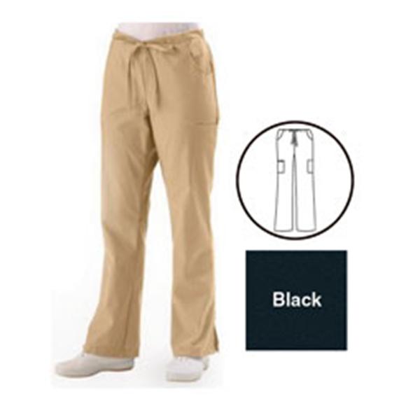 ComfortEase by Medline Pant Scrub Comfortease 8865 Unisex Medium Petite Black Ea - 8865DKWMP