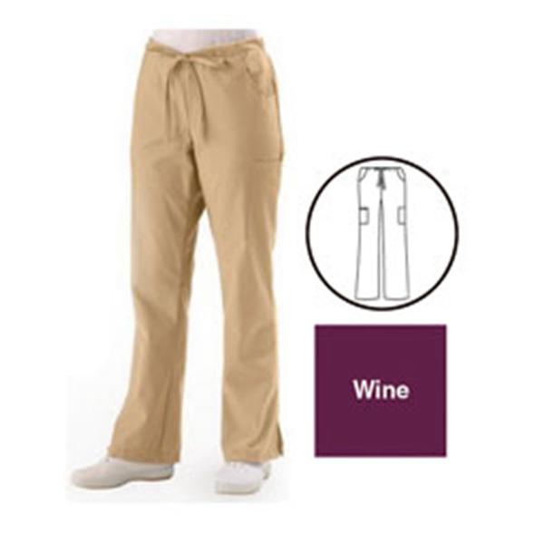ComfortEase by Medline Pant Scrub Comfortease 8865 Unisex X-Large Petite Wine Ea - 8865JWNXLP
