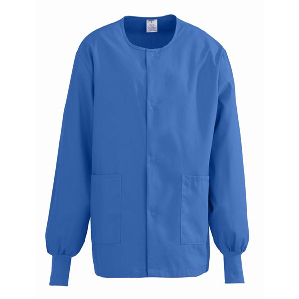 ComfortEase by Medline Jacket Warm-Up 65% Polyester / 35% Cotton Comfortease Unisex Rylblu Xs 2Pckt Ea - 8832JRLXS