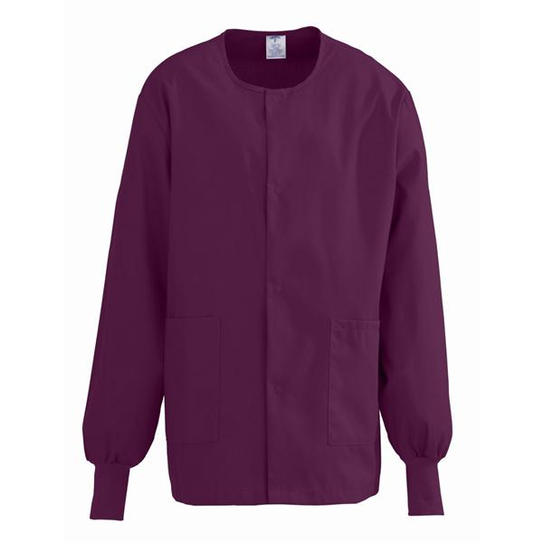 ComfortEase by Medline Jacket Warm-Up 65% Polyester / 35% Cotton Comfortease Unisex Wine 2Xl 2Pckt Ea - 8832JWNXXL