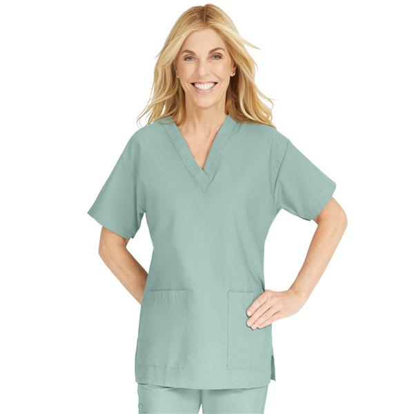 ComfortEase by Medline Shirt Scrub Comfortease 8800 Womens Medium Seaspray Ea - 8800JSSM
