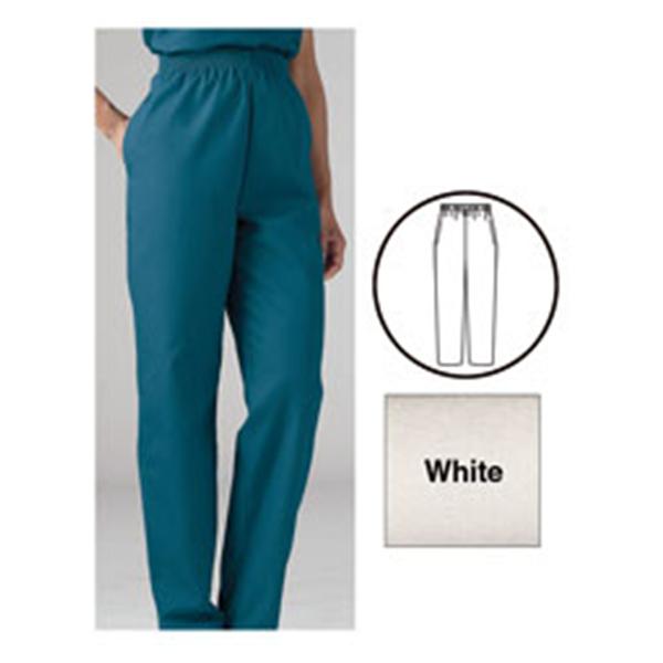 ComfortEase by Medline Scrub Pant 8850 Womens 3X Large White Ea - 8850XTQXXXL