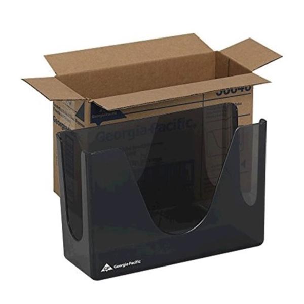 Georgia Pacific Countertop Dispenser C-Fold / Multifold Vista Plastic Smoke Grey 6/Ca - 56640