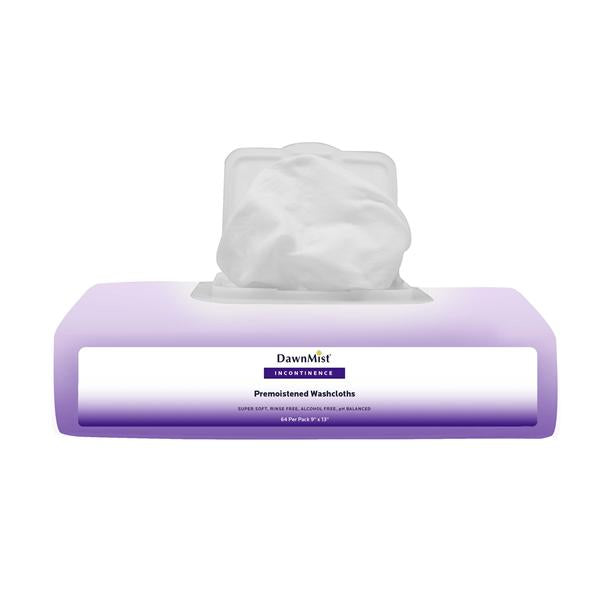 Dukal Corporation Washcloth Dawnmist 9 In X 13 In Mild Fresh 64/Package, 12 Pk/Ca - AW4739